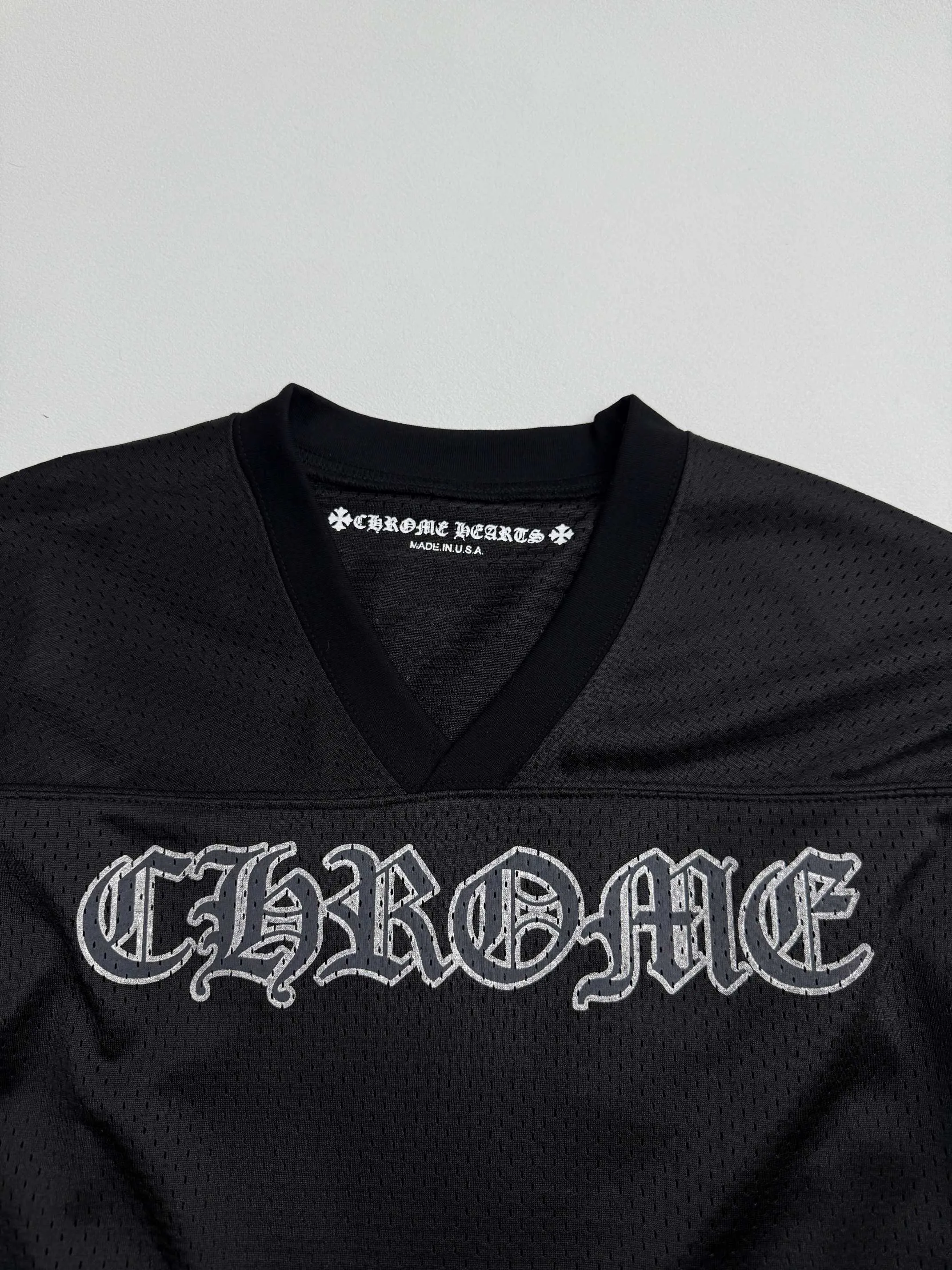 P340 Chrome Hearts Chrome Hearts Hockey Jersey Sanskrit Printed T-Shirt Long Sleeve S/M/L